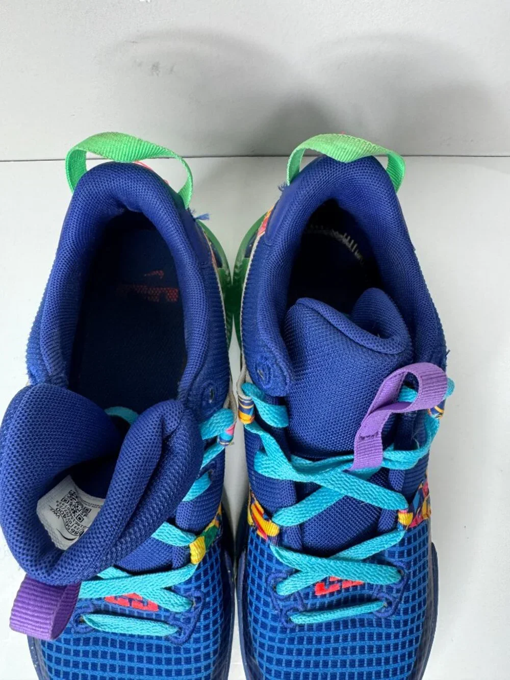 Nike Lebron Witness 7 Mid Kaleidoscope Kids 6.5Y High Top Lace Up Sneakers Color